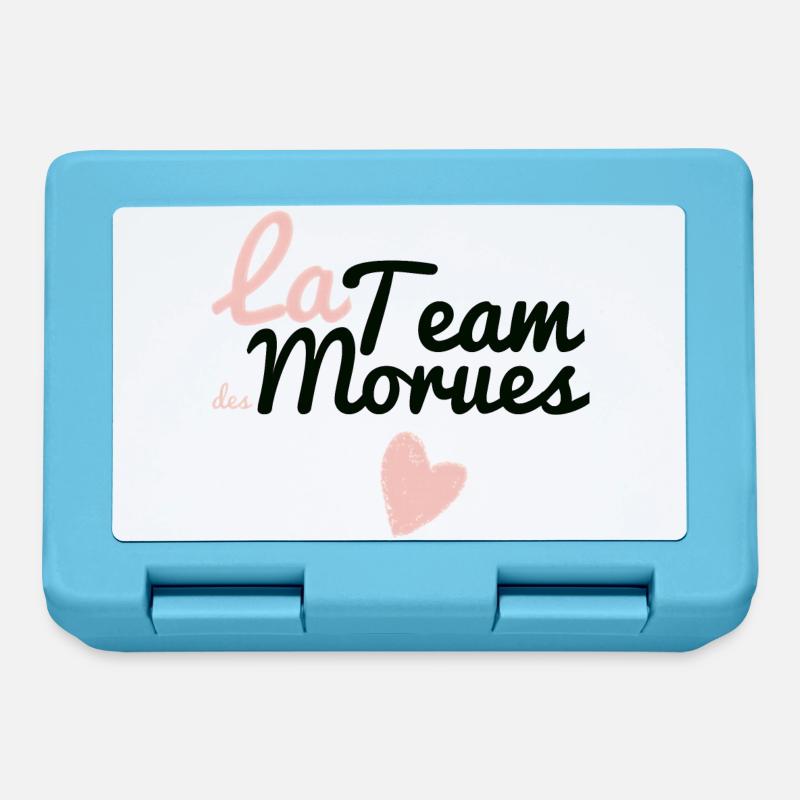 La team des morues - Boîte à goûter - bleu saphir