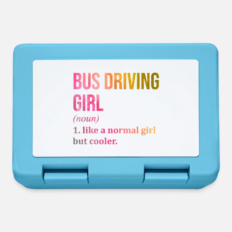 Busfahrer - Brotdose - Saphirblau