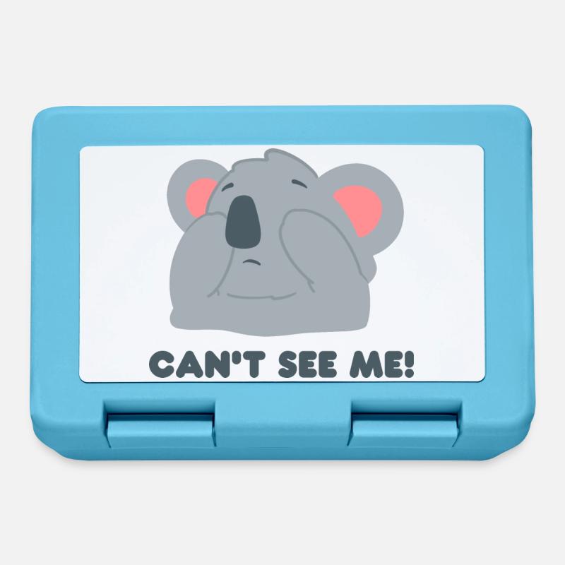 Koala Design "CAN ́T SEE ME" - Lunchbox - sapphire blue