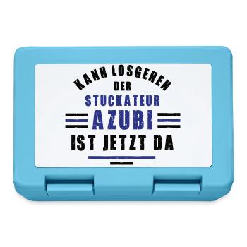 Azubi Stuckateur Lehre Ausbildung Stukkateur Lehre - Brotdose - Saphirblau - Vorne