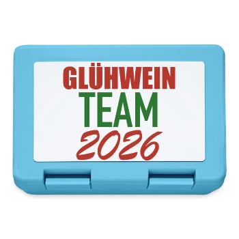 Glühwein Team 2026 - Brotdose - Saphirblau - Vorne