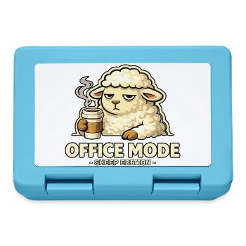 Office Mode Schaf-Edition - Brotdose - Saphirblau - Vorne