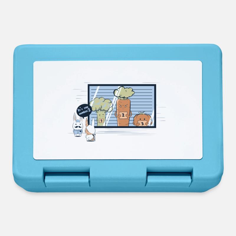Vegetables Suspect - Boîte à goûter - bleu saphir