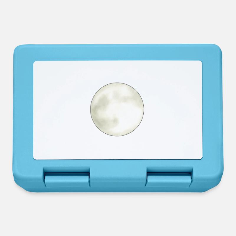 La lune - Boîte à goûter - bleu saphir