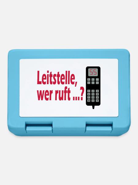 Leitstelle wer ruft? - Brotdose - Saphirblau