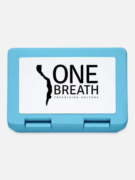 One Breath (custom color) Freediving Culture - Lunchbox - sapphire blue