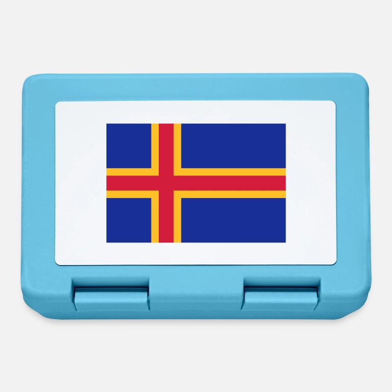 drapeau_aland - Brotdose - Saphirblau