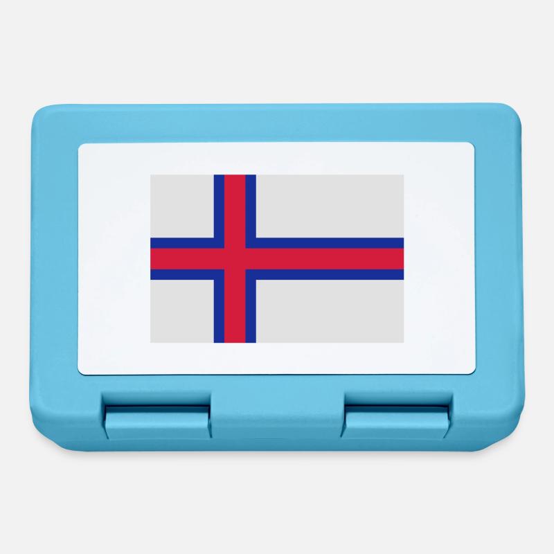 drapeau_iles_feroe - Lunchbox - sapphire blue