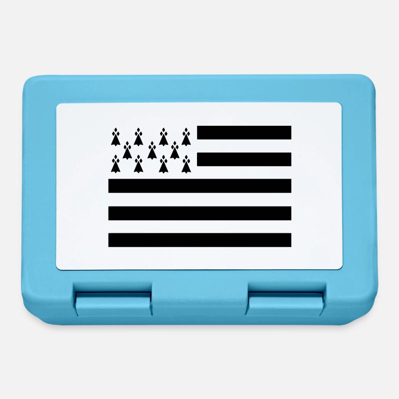 Drapeau Breton - Boîte à goûter - bleu saphir