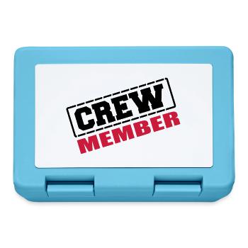 crew_member - Boîte à goûter - bleu saphir - Devant