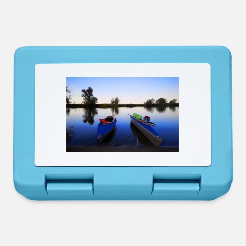Bateaux pliants - Boîte à goûter - bleu saphir
