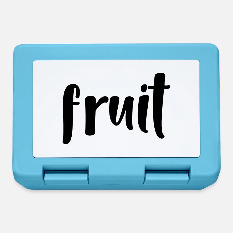 Obst - Brotdose - Saphirblau