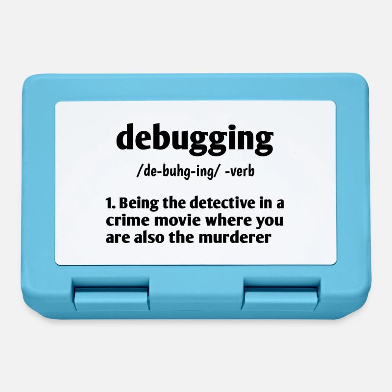 Debugging Noun Definition Coder Programmer Compute - Brotdose - Saphirblau