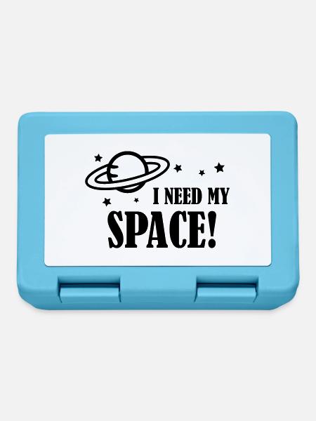 I need my Space! - Brotdose - Saphirblau