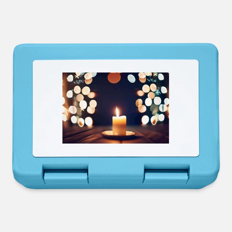 Noël - Boîte à goûter - bleu saphir