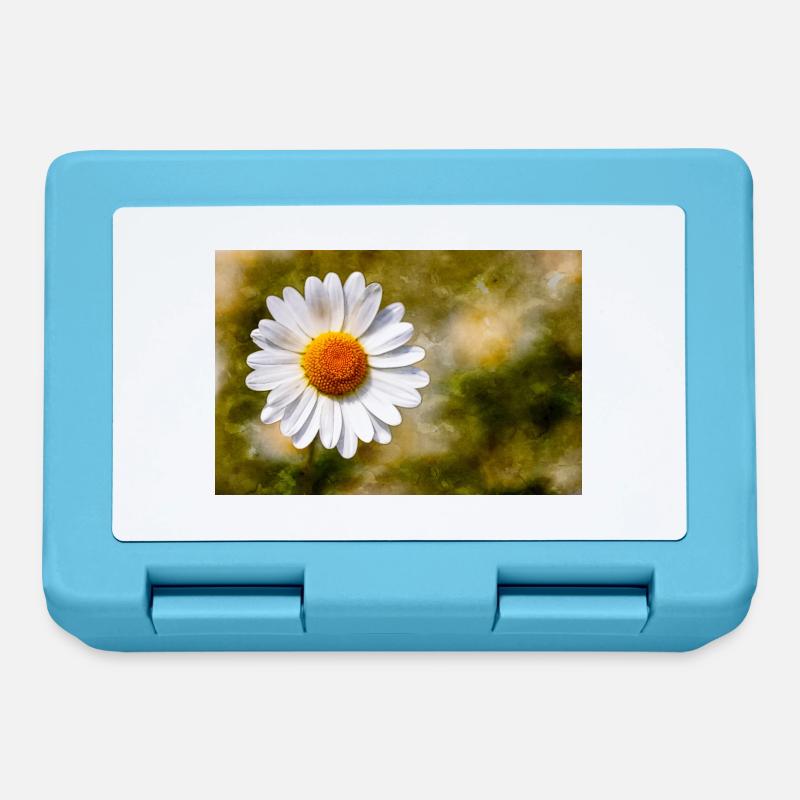 Marguerite - Boîte à goûter - bleu saphir