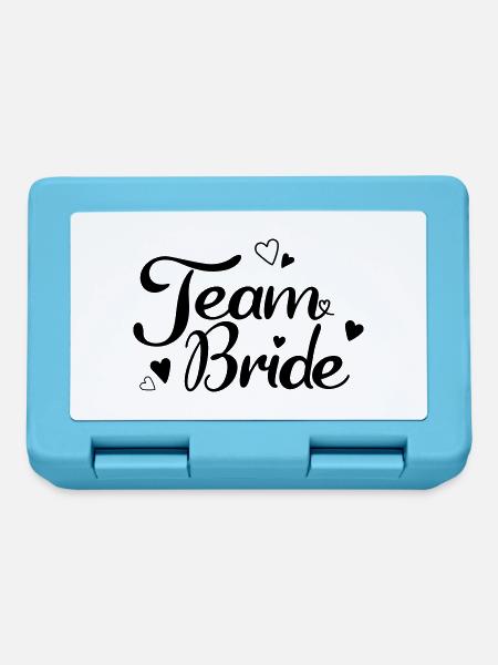 Team Bride - Brotdose - Saphirblau