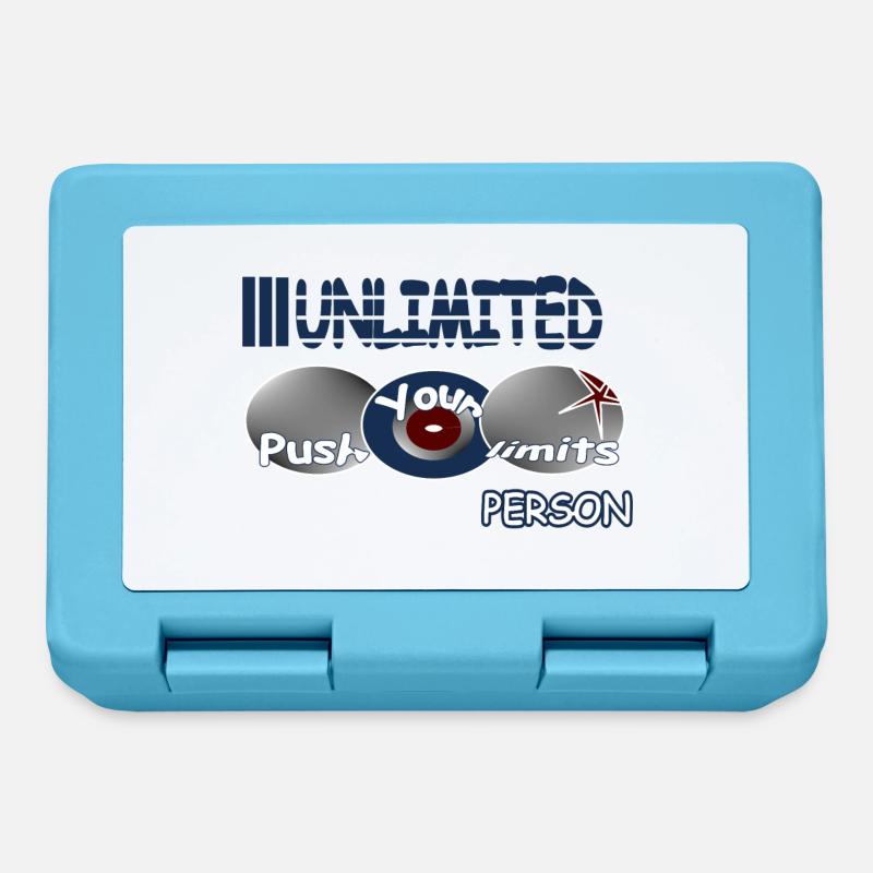 Push your limits - Lunchbox - sapphire blue
