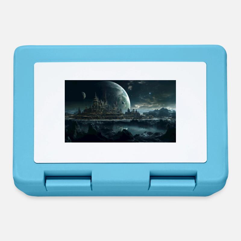 Planet Collide - Lunchbox - sapphire blue