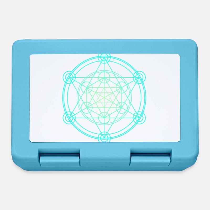 Merkaba Sacred Geometry - Lunchbox - sapphire blue