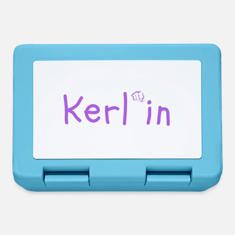 Kerl*in - Brotdose - Saphirblau