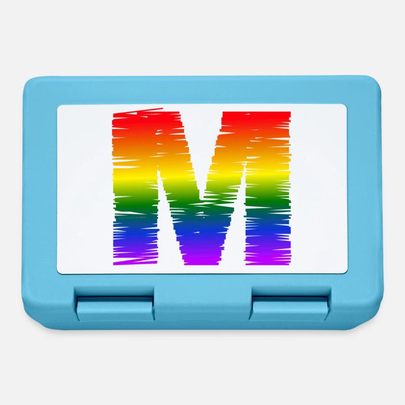 Regenbogen M - Brotdose - Saphirblau