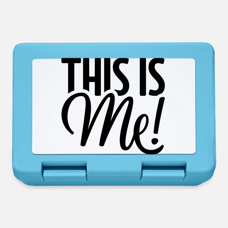 This is me! - Brotdose - Saphirblau