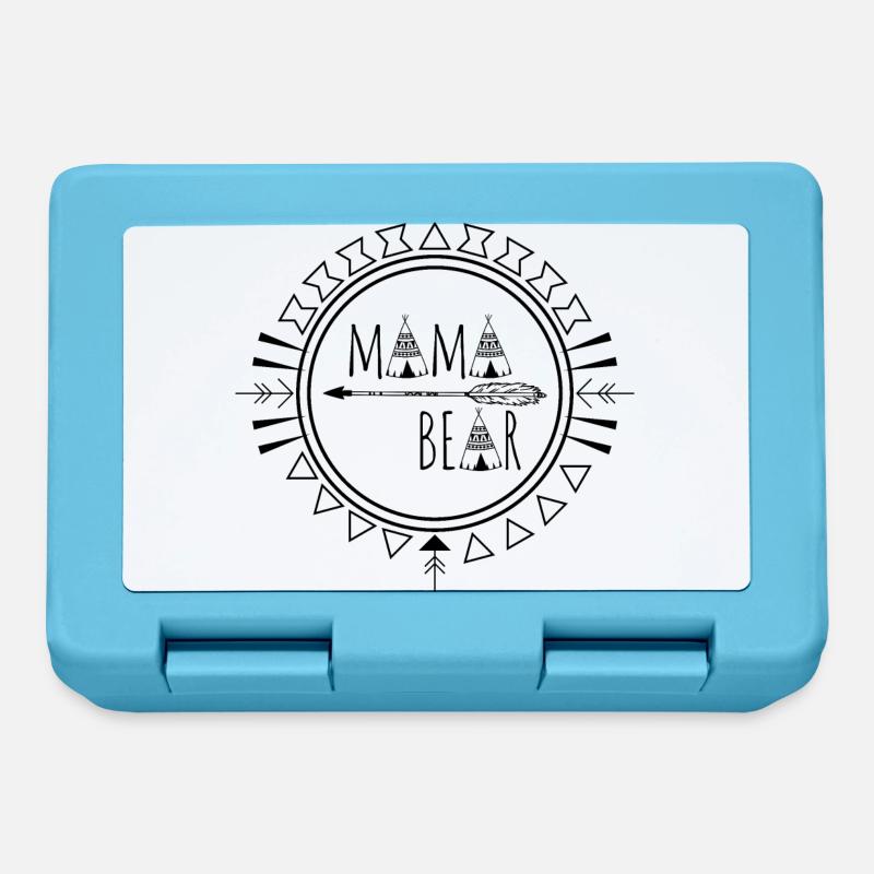 Mama Bear - Boîte à goûter - bleu saphir