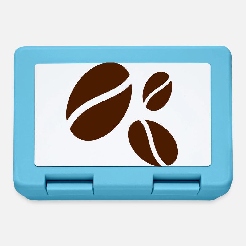 Coffee bean - Lunchbox - sapphire blue
