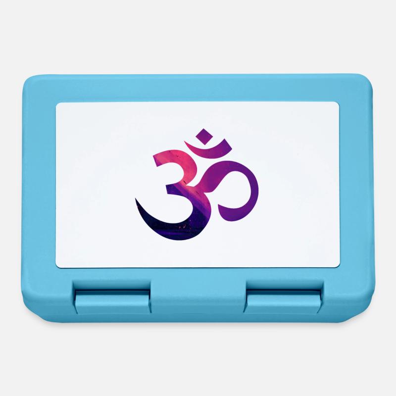 Om - Psy Pink - Boîte à goûter - bleu saphir