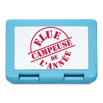 Elue Campeuse de l'année - Boîte à goûter - bleu saphir - Devant