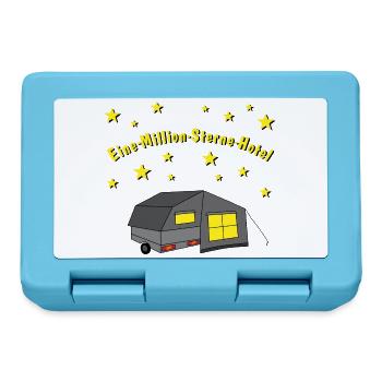 eine million sterne hotel faltcaravan - Brotdose - Saphirblau - Vorne
