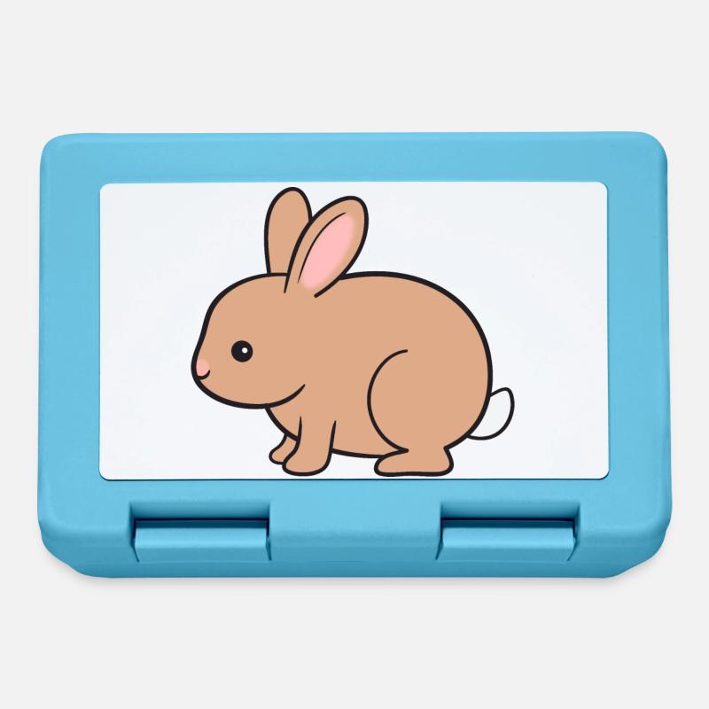 Lapin Lapin - Boîte à goûter - bleu saphir