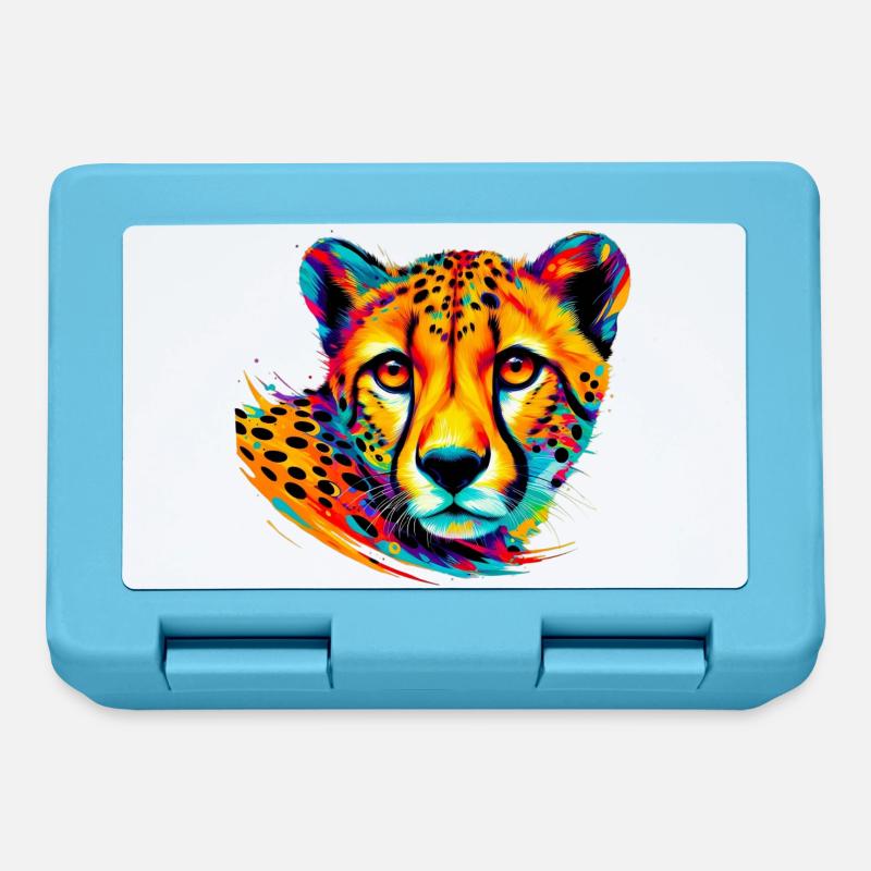 Gepard - Brotdose - Saphirblau