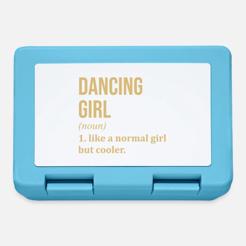 danse - Boîte à goûter - bleu saphir