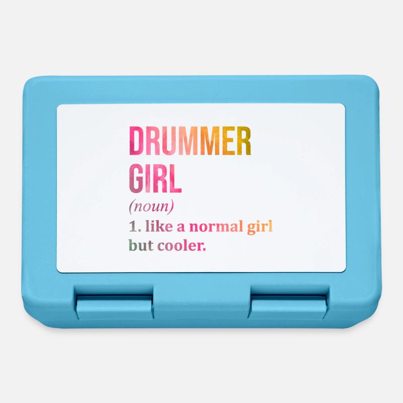 Drummer - Lunchbox - sapphire blue