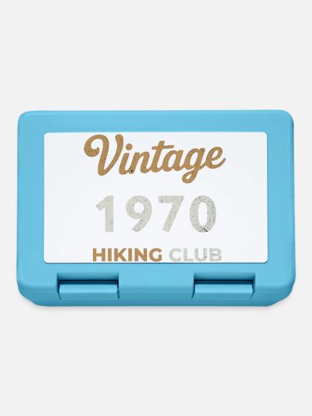 Vintage 1970 – Sailing Club Retro Geburtsjahr - Brotdose - Saphirblau