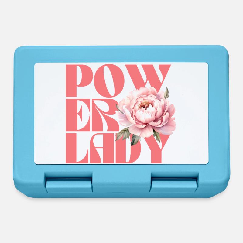 Power lady - Lunchbox - sapphire blue