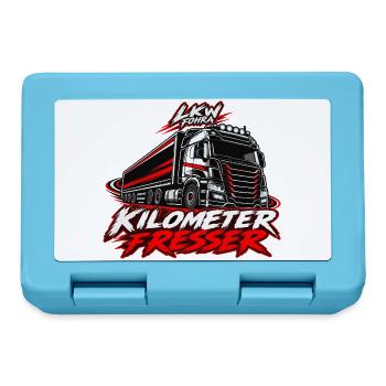 LKW Fohra - Kilometer Fresser, LKW Fahrer - Brotdose - Saphirblau - Vorne