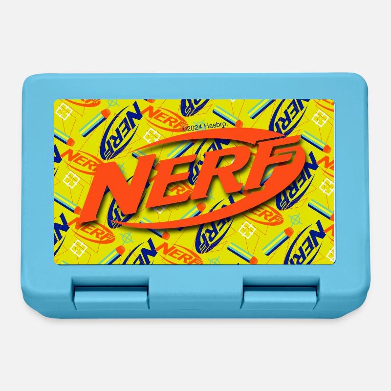 Nerf-design med Nerf-pile - Madkasse - safirblå