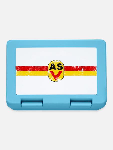 DDR - NVA - Armeesportverein - Retro usedlook - Brotdose - Saphirblau
