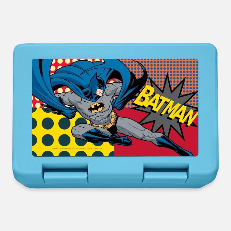 Batman Pose de la bande dessinée - Boîte à goûter - bleu saphir