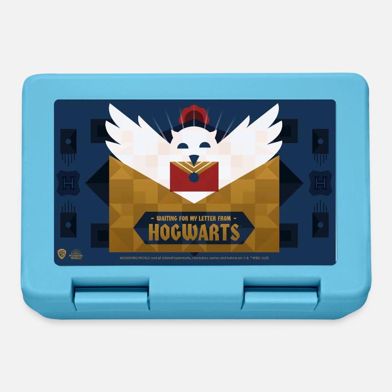 Harry Potter Lettre poudlard Hedwig - Boîte à goûter - bleu saphir