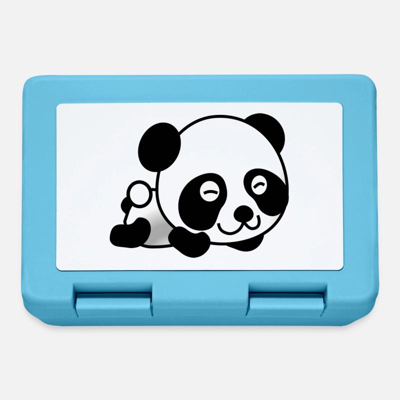 Panda - Brotdose - Saphirblau