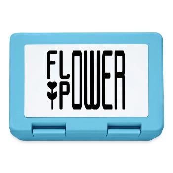 FLOWER POWER - Lunchbox - sapphire blue - Front