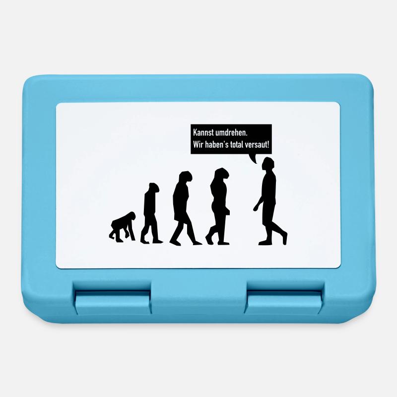 evolution umdrehen - Brotdose - Saphirblau