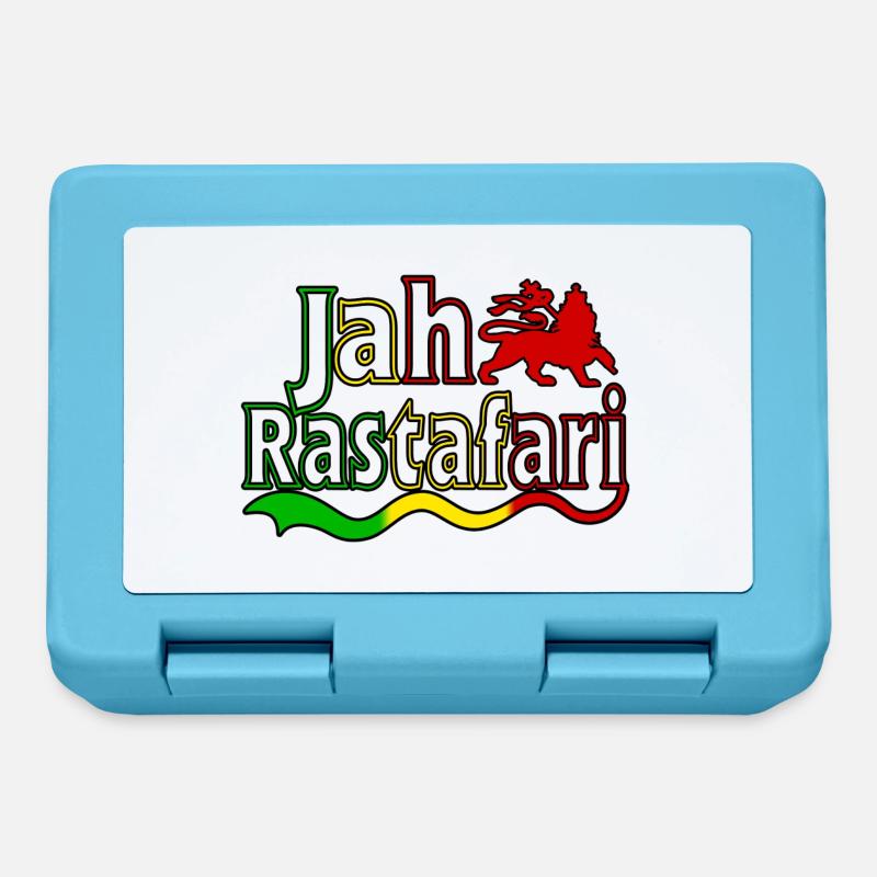 jah rastafari - Boîte à goûter - bleu saphir