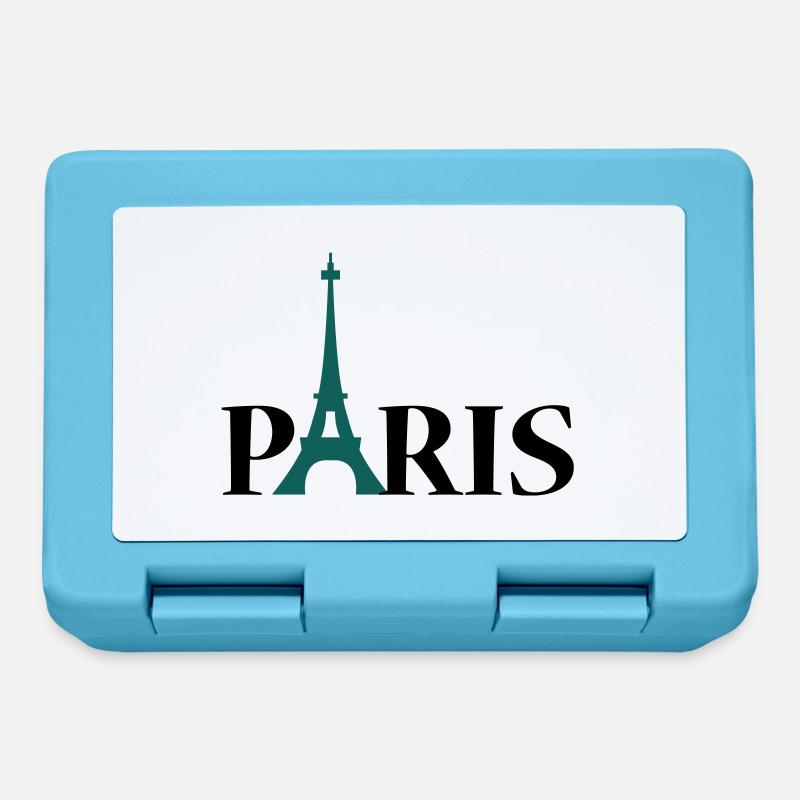 Paris Eiffeltoren / Eiffeltower / Tour Eiffel - Lunchbox - sapphire blue