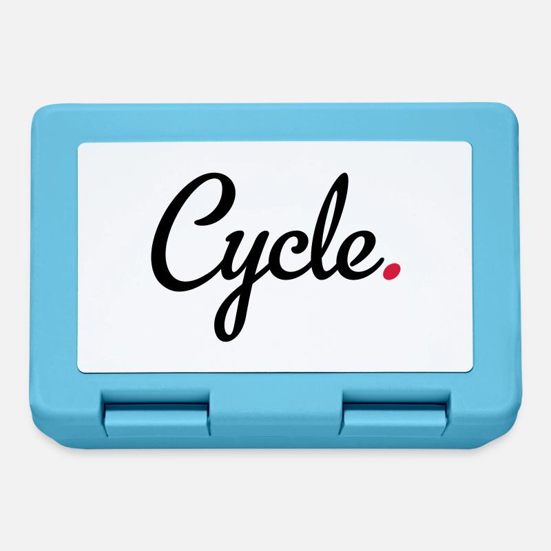 cyclisme - Boîte à goûter - bleu saphir