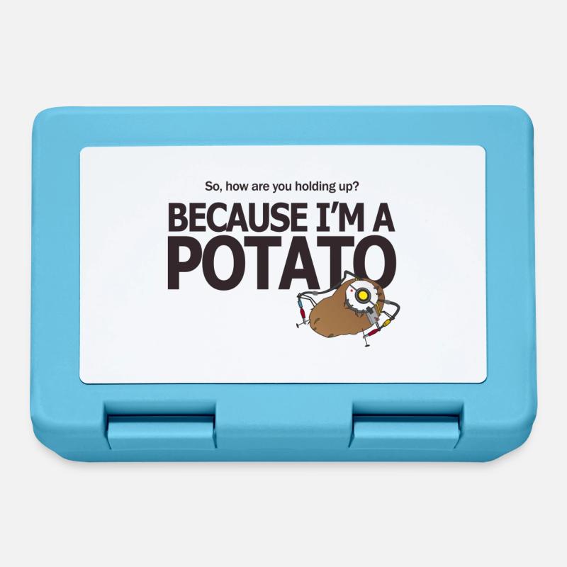 Hello Potato - Boîte à goûter - bleu saphir